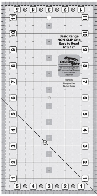 6" X 12" Rectangle Ruler - CGRBR5