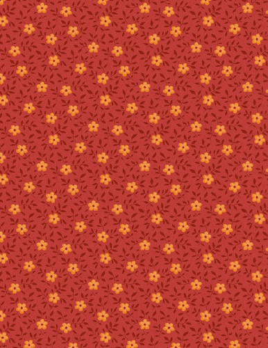 Floral Vines on Burgundy Fabric - 1803-98714-383