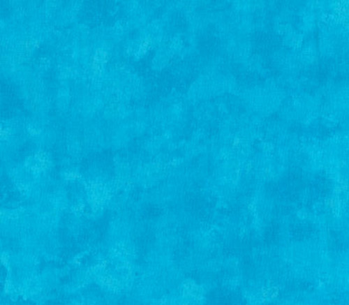 Cyan Blue Marble Fabric - 9880-26