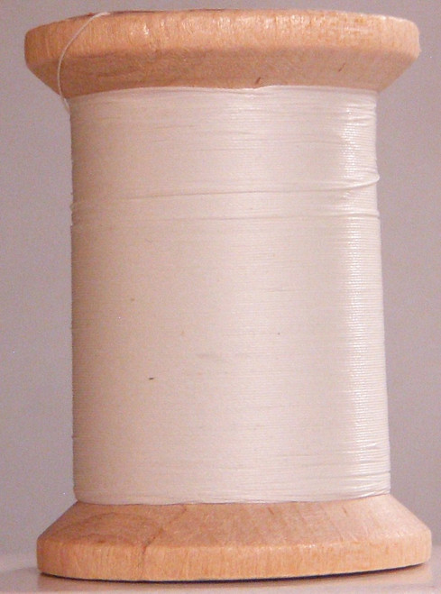 HAND QUILTING THREAD - GLAZED COTTON - WHITE