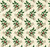 Christmas Wish Banners on Holly Boughs on French Inscribed Cream Fabric - 2988-44