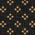 Tan Four Star Clusters on Black Fabric - 3011-99