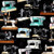 TOSSED MULTICOLORED SEWING MACHINES ON BLACK FABRIC - 1649-24156-J