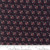 WHITE LEAF AND STEM WITH RED FLOWERS DESIGN ON MIDNIGHT BLACK FABRIC - 20327-18