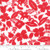 RED FLORALS ON WHITE FABRIC - 23314 Ruby
