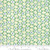 WHITE FLOWERS WITH BLUE AND YELLOW CENTERS ON GREEN FABRIC - 23314-18 Clover