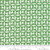 SMALL WHITE FLOWERS ON A GREEN & WHITE GEOMETRIC FABRIC - 23316-18 Clover