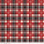 RED PLAID FABRIC - C8698 Red