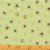 BEES AND GOLD CROWNS ON GREEN FABRIC - 43317-4 - Bee My Sunshine