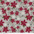 POINSETTIAS AND SNOWFLAKES ON GRAY FABRIC - C8440-Gray