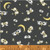 NIGHT OWLS ON CHARCOAL FABRIC - 51594-2 Charcoal