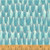 LIGHT AND DARK TURQUOISE FEATHERS FABRIC - 51597-10 Turquoise