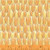 YELLOW AND TANGERINE FEATHERS FABRIC - 51597-11 Tangerine