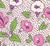 PINK, WHITE AND PURPLE FLORAL DESIGN ON WHITE - 8257-04