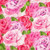 PACKED RED AND PINK ROSES FABRIC - 9439-22 Pink