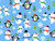 ASSORTED SNOWMEN, PENGUINS, DOGS, ETC ON LIGHT BLUE - BD-49693-A01