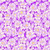 WHITE FLOWERS (APPROX 1") WITH YELLOW CENTERS ON LAVENDER FABRIC - 9295-55