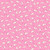 TOSSED SMALL WHITE FARM ANIMALS AND BARNS ON PINK FABRIC - 9299-22