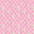 WHITE ELEPHANTS ON PINK AND WHITE CROSSHATCH FABRIC - 9294-22