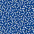 MULTI-COLORED DOG BONES ON BLUE FABRIC - 09732-55
