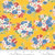 BLUE AND WHITE & RED FLOWERS ON YELLOW FABRIC - 21771-14