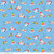 ASSORTED FISHER PRICE TOYS ON LIGHT BLUE FABRIC - C9762 Blue