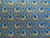 BLUE AND GOLD GEOMETRIC DESIGN FABRIC - ZD-75969-001