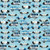 POLICE CARS ON BLUE FABRIC - 120-21924