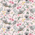Koala Bears and Flowers on Pink Fabric - AUFR4371-P
