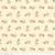 Red and Blue Floral Bunches on Cream Fabric - C10365 Cream
