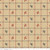 Red and Blue Floral Grid on Tan Fabric - C10366 Tan