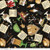 Tossed Sweet Treats on Charcoal Fabric - C9667 Charcoal
