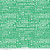 4H Principles Text on Green Fabric - C9124 Green
