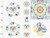Summer Song Flowers and Butterflies Fabric Panel - Approx. 34" x 43" -17271-MLT-CTN-D
