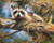 Out on a Limb - Raccoon Panel - Approx. 36" x 44" - ML-3178-1C-1 Multi