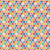 Multi-Color Honeycomb on White Fabric - 120-2208