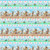 Bunny Tails Border Stripe Fabric - 9768-11