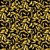 Yellow Leaves on Black Fabric -9968-94