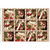 VINTAGE SANTA CLAUS 12 SCENE (3 REPEAT) PANEL