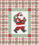 Holly Jolly Quilt Kit with Black/Brown Santa - Makes a 59" x 69" Quilt - KIT31180B