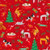 Christmas Dogs on Red Fabric - CHM2-04729-R