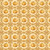 Pumpkin Foulard on Cream Fabric - 2800-33 Cream