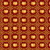 Pumpkin Foulard on Red Fabric - 2800-35 Pumpkin