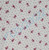 Burgundy Flowers and Dots on Cream Fabric - BD-49813-A02