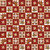 Fall Barn Quilt Blocks on Red Fabric - CD12201 Red