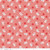 White Flowers on Red Crosshatch Fabric - C12281 Red
