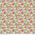 Red, Yellow & Green Flowers on White Fabric - C12285 Red