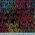 Multi-Color Lines on Black Batik Fabric - 857Q-12