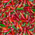 Red  and Green Chili Peppers Fabric - 576-Multi