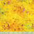 Paint Splatters on Yellow Batik Fabric - 859Q-4